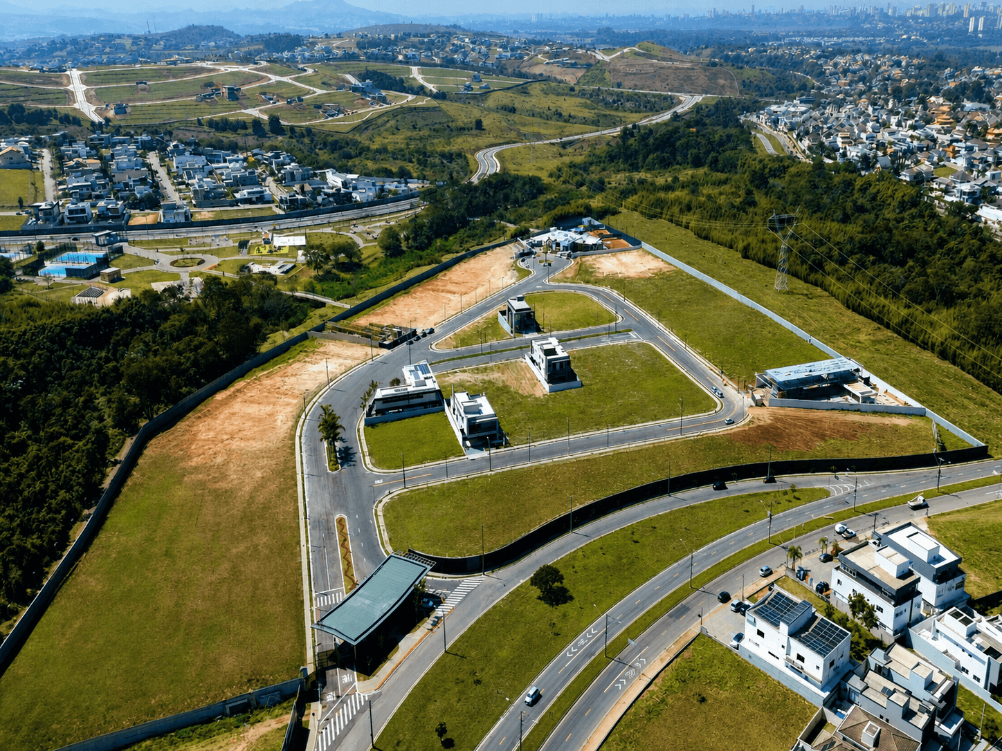 Vista aérea — Jardins das Nações